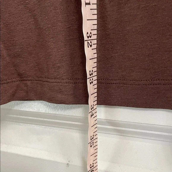 Lululemon athletica Chocolate Brown Classic fit tshirt dress - Picture 3 of 4